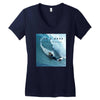 men's shark boss Women's V-Neck T-Shirt