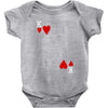 king of hearts playing card Baby Onesie