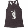 bunny sign Racerback Tank