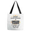 smart good looking english teacher profession Tote Bags