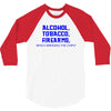 funny t shirt alcohol tobacco firearms who's bringing the chips tee 3/4 Sleeve Shirt