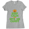 keep calm candy Ladies Fitted T-Shirt