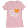my heart basketball Ladies Fitted T-Shirt