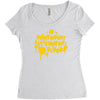 dont worry Women's Triblend Scoop T-shirt