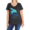 mega water Ladies Curvy T-Shirt