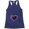 Custom baby girl name maternity design Racerback Tank