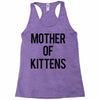 mother of kittens Racerback Tank