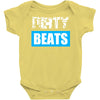 dirty beats Baby Onesie