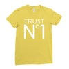 trust no Ladies Fitted T-Shirt
