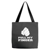 pull my finger Tote Bags