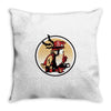 prank girl Throw Pillow