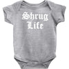 shrug life Baby Onesie