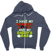 mommy's looks daddy's gas Zipper Hoodie