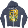 follow the friar   design two Zipper Hoodie