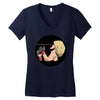 khabib alhamdulillah Women's V-Neck T-Shirt