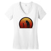 chihiro on sunset Women's V-Neck T-Shirt