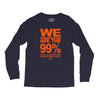 we are the 99% t shirt occupy wall street anti corporate greed black Long Sleeve Shirts