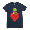 Kermit Strawberry Ladies Fitted T-Shirt