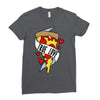 true love pizza 2 Ladies Fitted T-Shirt