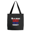on a scale of one to america how free are you tonight Tote Bags