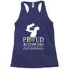 proud Autism dad Racerback Tank