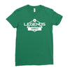 legends are born in march Ladies Fitted T-Shirt