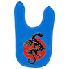 sun dragon with pearl   black red white Baby Bibs