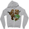 power critters Zipper Hoodie