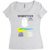 wandstock Women's Triblend Scoop T-shirt