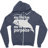 no porpoise Zipper Hoodie