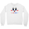 kirby gamer geek snes Crewneck Sweatshirt