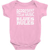 blues rules Baby Bodysuit