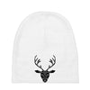 poly deer black Baby Beanies