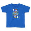 party king design funny humor cool graph baseball Toddler T-shirt