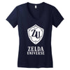 zelda universe red Women's V-Neck T-Shirt