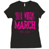 2018 Women's March On USA Ladies Fitted T-Shirt