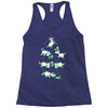 angry unicorns Racerback Tank
