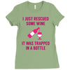 rescued some wine Ladies Fitted T-Shirt