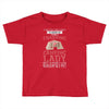 camping lady Toddler T-shirt