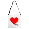 Besties Heart Family Matching Adjustable Strap Totes