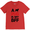 a pug is my bff V-Neck Tee