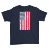 t-rex vintage american flag Youth Tee