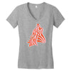 wolf Women's V-Neck T-Shirt