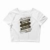 procrastination's champion Crop Top