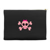 fummy pink skull long sleeve Accessory Pouches