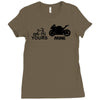 yours mine Ladies Fitted T-Shirt