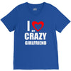 i love my crazy girlfrien V-Neck Tee