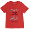 Mom Great Job I'm Awesome Love Happy Mother's Day V-Neck Tee