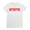 big red brrr - frost football Ladies Fitted T-Shirt
