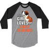 This Girl Loves Saint Bernard 3/4 Sleeve Shirt